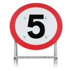5mph | Quick Fit Sign Face Dia. 670 (face only) | 750mm