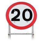 20mph | Quick Fit Sign Face Dia. 670 (face only) | 750mm