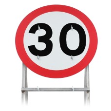 30mph | Quick Fit Sign Face Dia. 670 (face only) | 750mm