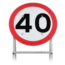 40mph | Quick Fit Sign Face Dia. 670 (face only) | 750mm