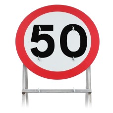 50mph | Quick Fit Sign Face Dia. 670 (face only) | 750mm