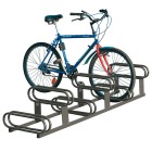High-Low Bike Rack - Double Direction - Galvanised & Painted