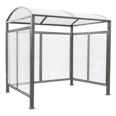 Voute Bike Shelter (Inc Cladding) Galvanised & Painted