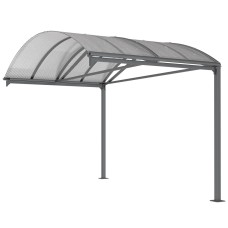 Voute XXL Bike Shelter Extension (No Cladding) Galvanised & Painted