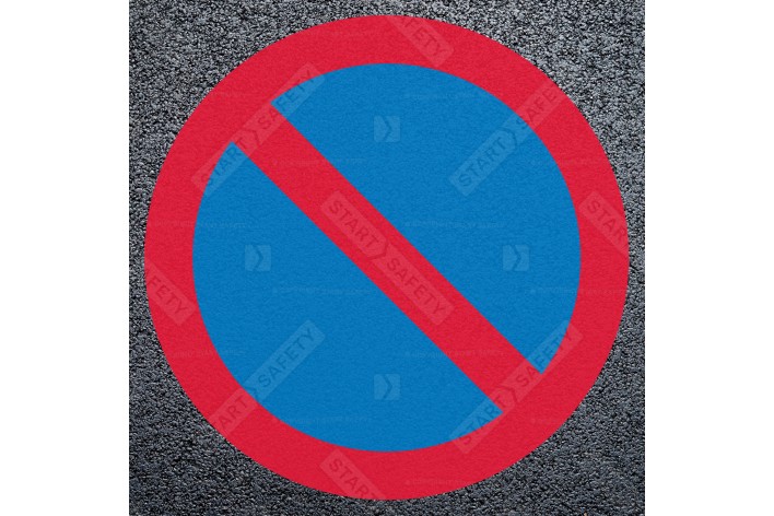 No Waiting Road Marking - Thermoplastic Roundel Dia. 636