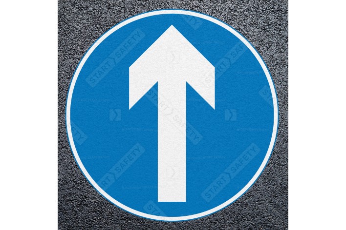 Directional Arrow Road Marking - Thermoplastic Roundel Dia. 652