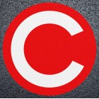 Congestion Charge Road Marking Thermoplastic Roundel | Colour