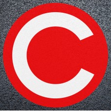 Congestion Charge Road Marking Thermoplastic Roundel | Colour