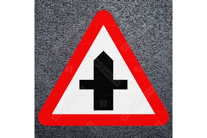 Crossroads Red Triangle Road Marking - Thermoplastic Symbol Dia. 504.1