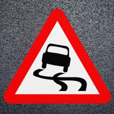 Slippery Road Preformed Thermoplastic Road Marking