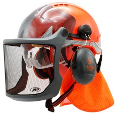 JSP VISTAlens Expert Forestry Helmet Kit Chainsaw & Brush Cutting
