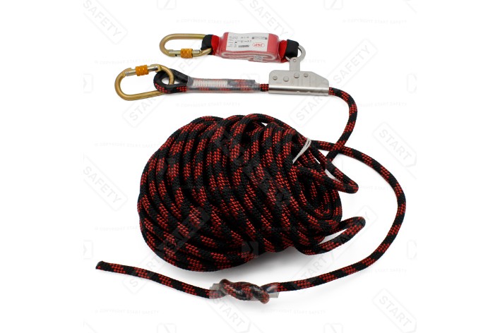 JSP 20m Guided Type Fall Arrester | Rope & Grab | 20m
