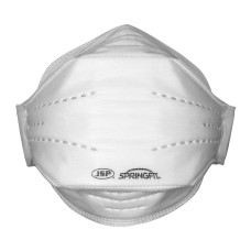 JSP Springfit FFP2 Disposable Fold Flat Dust Mask 425ml 10pk