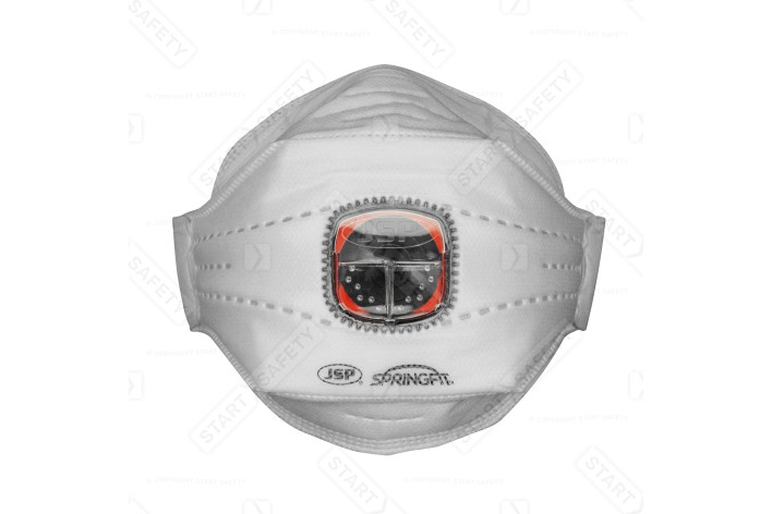 JSP Typhoon Valve Springfit FFP3 Disposable Face Mask 435ml 10pk