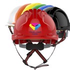 JSP EVOLite Skyworker Branded Safety Helmet Micro Peak Wheel Ratchet Vented