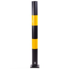 Autopa 1000mm Black & Yellow Bollard | 139mm Bolt Down
