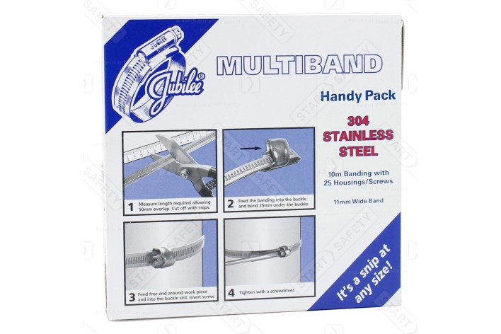 Jubilee Multiband Pocket/Handy Pack | 11mm | Stainless Steel