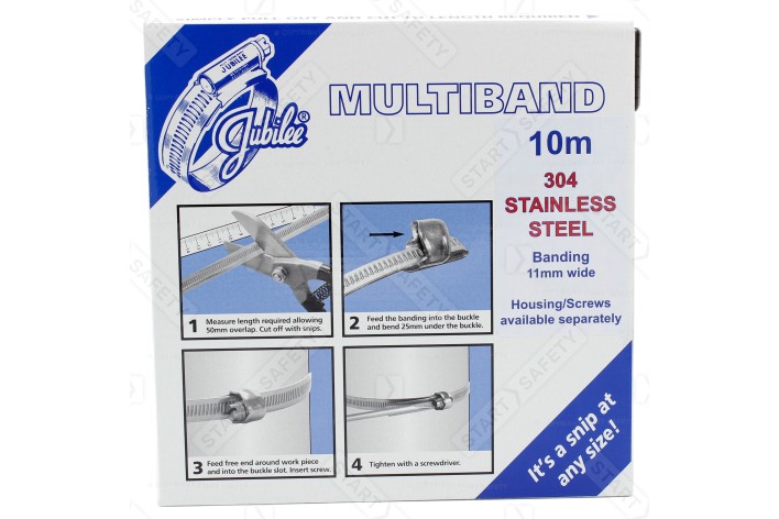 Jubilee Multiband Dispenser Multi-band 10 or 30m | 11mm | Stainless Steel