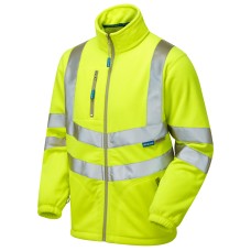 Pulsar Protect Hi Vis Yellow Interactive Fleece Jacket P507