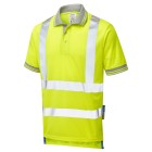 Pulsar Protect Hi Vis Yellow Short Sleeved Polo Shirt P175