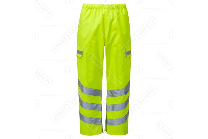 Pulsar Protect Hi-Vis Yellow Overtrousers P206TRS