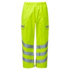 Pulsar Protect Hi Vis Yellow Waterproof Overtrousers P206TRS