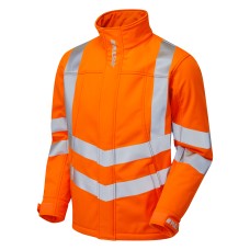 Pulsar Protect Mens Hi Vis Orange Interactive Softshell Jacket PR535