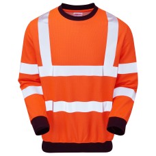 Pulsar Electric ARC Hi Vis Orange Sweat Shirt PRARC20