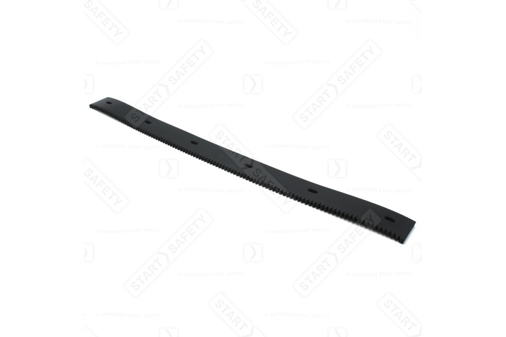Serrated Floor Squeegee Replacement Anti-stick Nitrile Rubber Blade