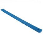 Dub'l-lif Replacement Blue Polyurethane Blade For Serrated Floor Squeegee