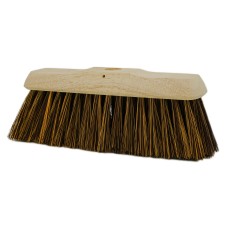 Hillbrush 254mm Trade Soft Sweeping Broom Synthetic Coco Fill