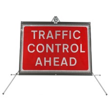 Traffic Control Ahead dia. 7010.1 - Roll Up Sign / RA1 | 1050x750mm