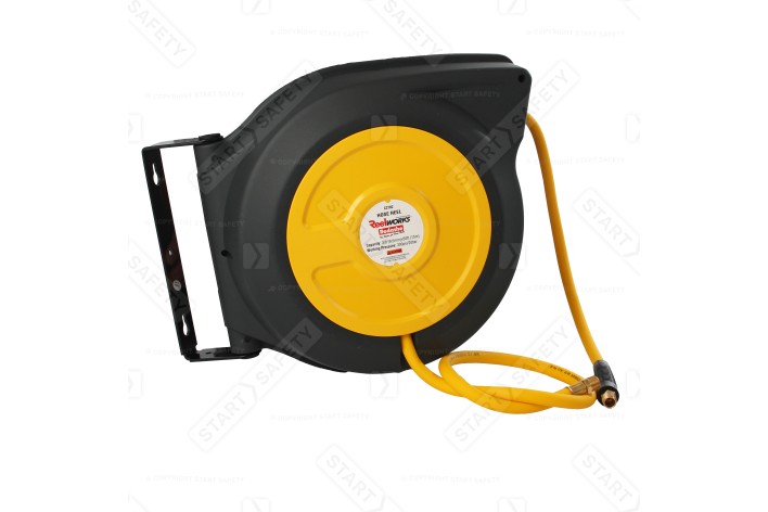 Reelworks 15m Retractable Air and Water Hose Reel