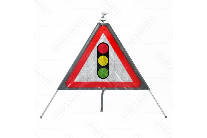 Traffic Signals Classic Roll Up Road Sign Dia. 543