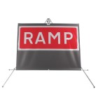 Ramp dia. 7013 - Roll Up Sign / RA1 | 1050x450mm