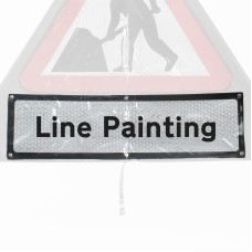 'Line Painting' Roll Up Road Sign Supplementary Plate Dia. 7001.1 / RA1