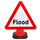 Flood Dia. 544 Cone Sign 750mm - (Cone Sold Separately)