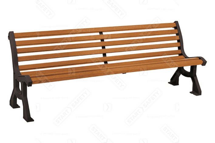 Procity Lublin Classic Park Bench With Cast Steel Frame
