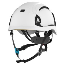 JSP EVO Alta Skyworker Wheel Ratchet Safety Helmet Vented - White