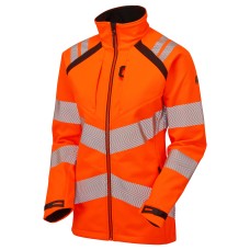 Pulsar Life Mens Rail Spec Hi Vis Orange Softshell Jacket LLFE916