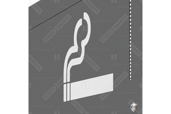 Cigarette Shaped Stickers for Smoking and Vaping Shelters
