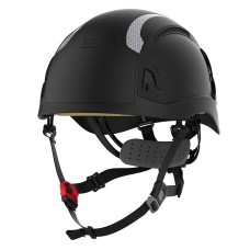 JSP EVO Alta Dualswitch Wheel Ratchet Safety Helmet Vented - Black