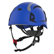 JSP EVO Alta Dualswitch Wheel Ratchet Safety Helmet Vented - Blue
