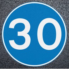 Minimum Speed 30 Preformed Thermoplastic Road Marking