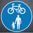Cycle & Pedestrian Route Road Marking StartMark Thermoplastic Roundel