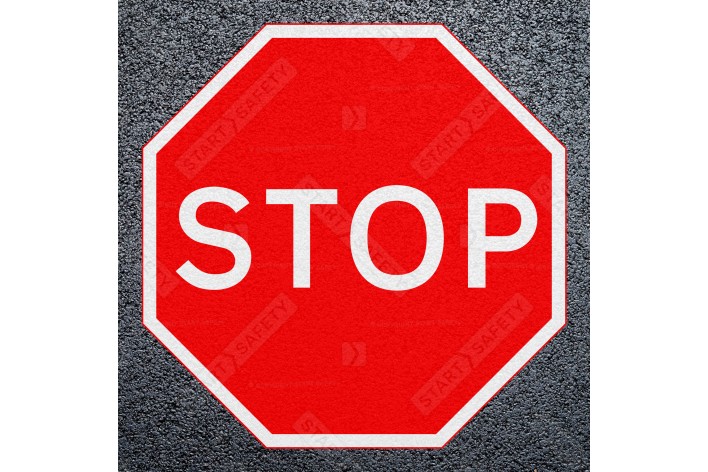Stop Road Marking - Thermoplastic Symbol