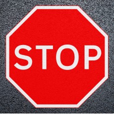Stop Preformed Thermoplastic Road Marking