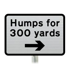 'Humps for 300 yards' Inc Arrow Supplementary Plate - Post Mount Dia 557.3 R2/RA2