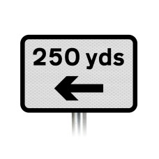 '250 yds' Inc Arrow Supplementary Plate - Post Mount Dia 573 R2/RA2