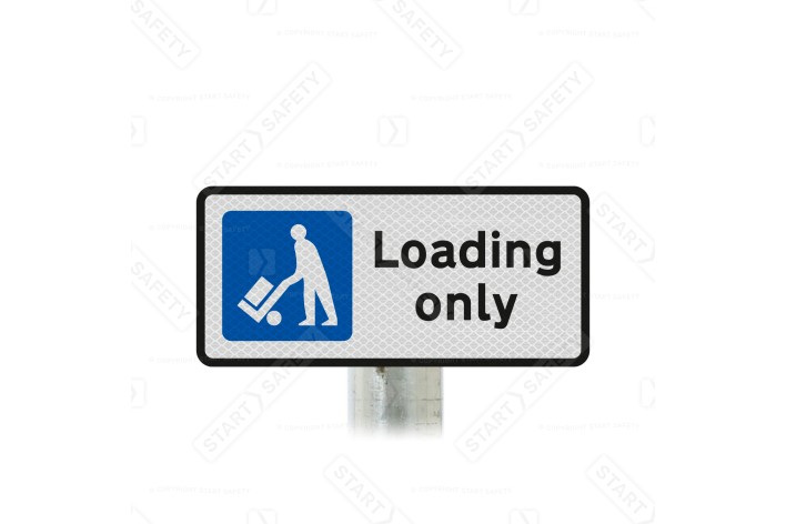 Loading only Sign Face Post Mounted 660.4 (Face Only)